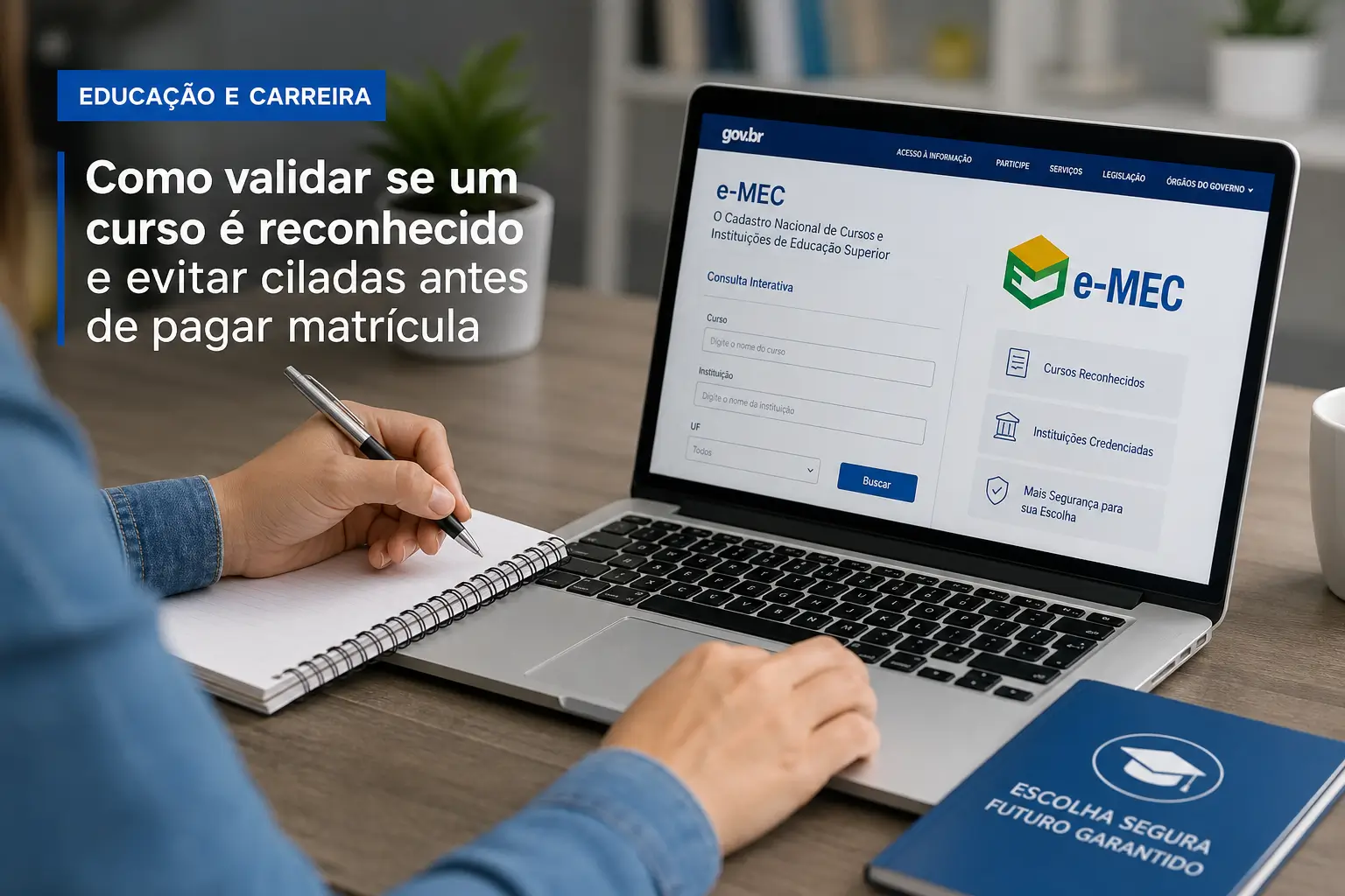 Pessoa escreve sobre educação financeira no site e-MEC